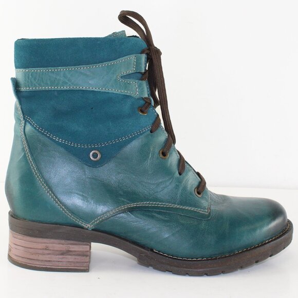 Dromedaris Kara Burel Leather Boots Womens (EU 41/US 9.5) - Picture 6 of 11